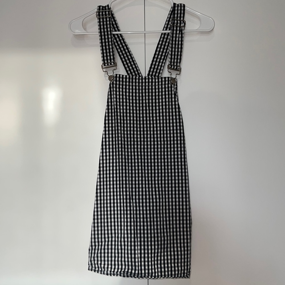 Checkered pattern dress